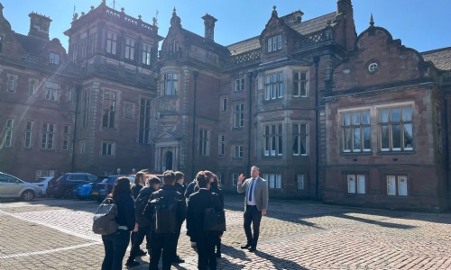 Service Learners visit Keele University image